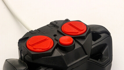 Close up Remote control toy car isolated