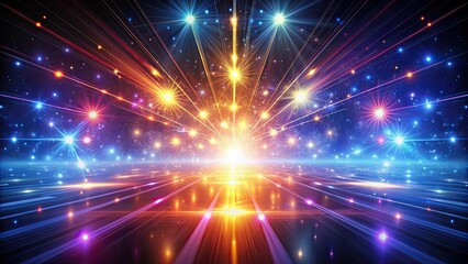 Fototapeta premium Crazy mystical colored light effects with abstract light lines , abstract, colorful, mystical, bright, vivid, dreamy