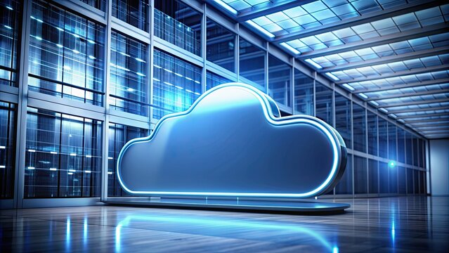 Futuristic and sleek cloud computing technology platform , M17, Swex, cloud, computing, technology, futuristic, sleek