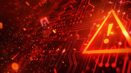 Red Alert on a Circuit Board
