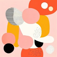 the AI Image Generator, Abstract lithographic minimalistic background seamless pattern, japandi wabi sabi, organic,