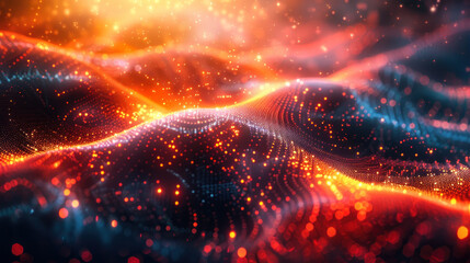 Technology Particle Background - Abstract Design for Futuristic Projects