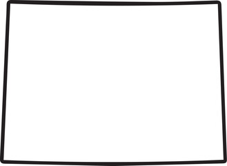 Vector Colorado Outline