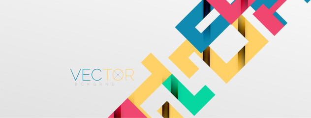 Color bend lines with shadow texture effect. Vector Illustration For Wallpaper, Banner, Background, Card, Book Illustration, landing page