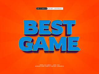 best game editable text effect in kids and game text style