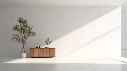 Minimalist Decor with Plant