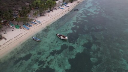 atardecer isla beata