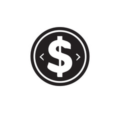 dollar icon vector design, us currency icon