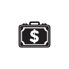 dollar icon vector design, us currency icon