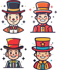 Colorful Circus Ringmasters