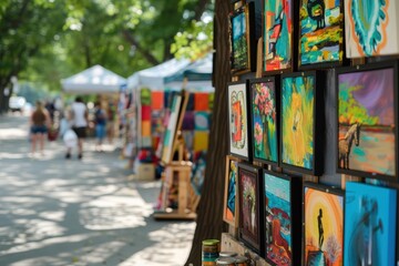 Arts festival: A colorful art fair