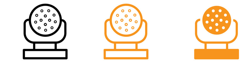 Advanced Laser Lamp Icon for Technology and Precision Tools Graphics Ideal for Representing Laser Equipment and High-Tech Lighting