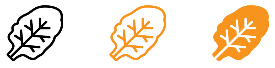 Nutritious Spinach Icon for Food and Health Graphics Essential for Representing Spinach and Healthy Eating