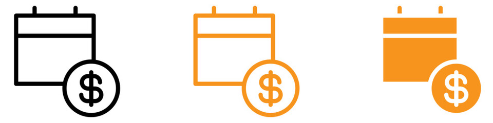 Financial Payday Icon for Salary and Compensation Graphics Essential for Representing Payday and Employee Compensation