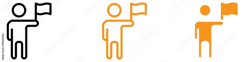 Poster Capitulative Surrender Capitulate Give Up Icon for Conflict and Resolution Graphics Essential for Representing Surrender and Capitulation