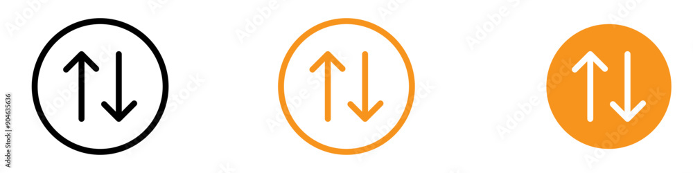 Aufkleber Exchange Swap Icon for Finance and Transactions Graphics Perfect for Representing Swapping and Exchange Processes