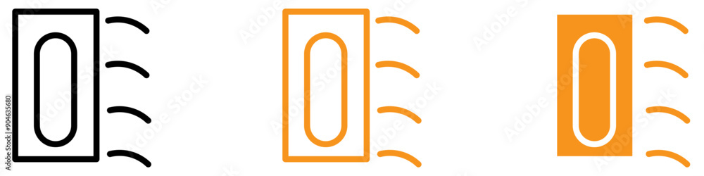 Poster crafting plastering process icon for construction and diy projects graphics ideal for representing p