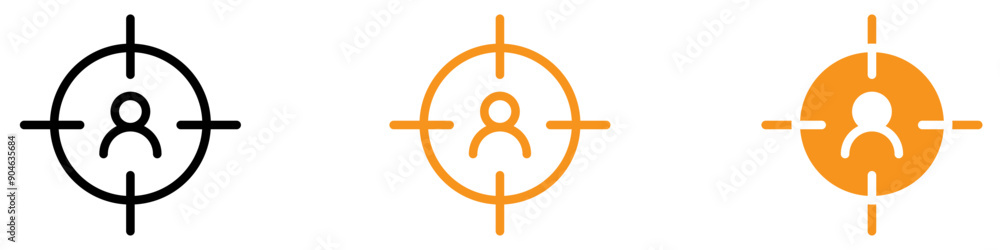 Poster Bullseye Target Icon for Goals and Objectives Graphics Perfect for Representing Targets and Achievement Goals