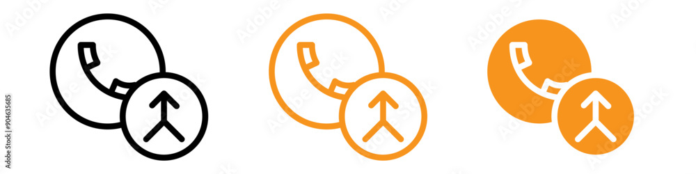Aufkleber efficient merge call icon for telecommunications and connectivity graphics essential for representin