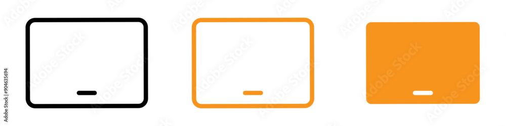 Aufkleber portable tablet icon for technology and digital devices graphics ideal for representing tablets and 