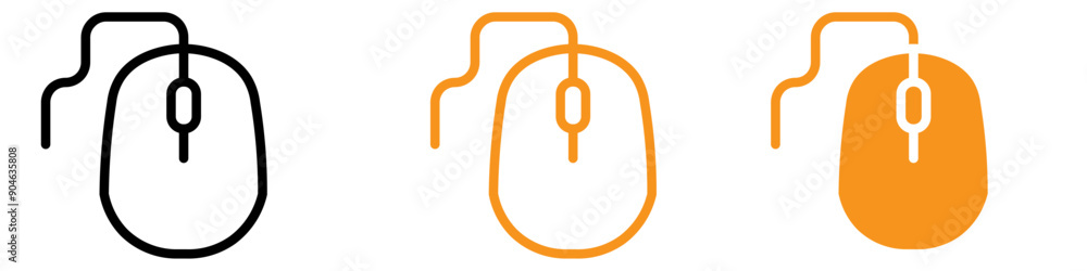 Poster cute mouse icon for wildlife and animal graphics essential for representing mice in nature and anima