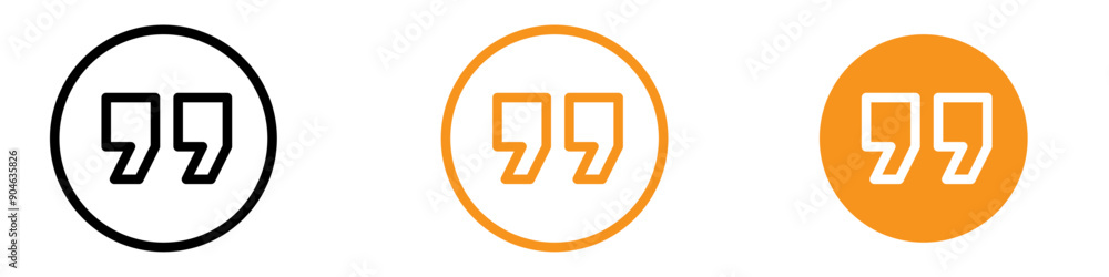 Poster inspirational quote icon for motivation and communication graphics ideal for representing quotes and