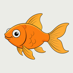 black and white fish, golden fish vector illustration, fish vector art, fish silhouette, fish vector icon, eps