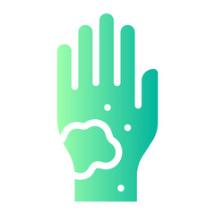 Obraz premium dirty hands gradient icon