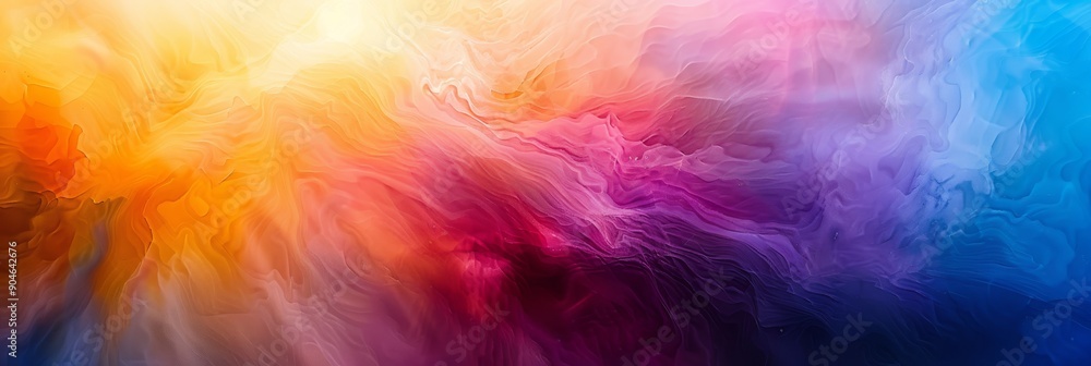 Aufkleber vibrant and colorful abstract background with a soft blend of colors for an energetic atmosphere