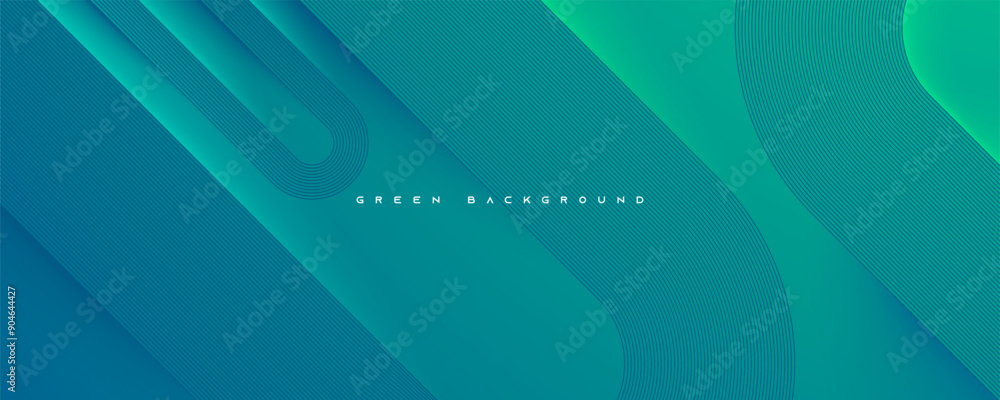 Poster Green tosca abstract background diagonal lines texture design vector