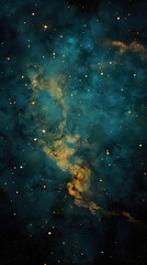 Digital nebula starry sky stars abstract graphic poster background