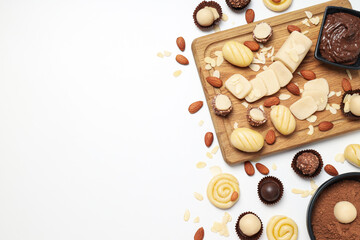 Marzipan, concept of tasty and delicious sweet food