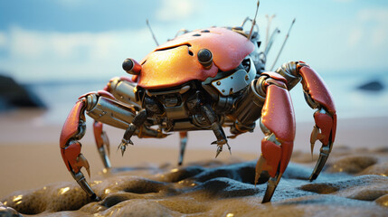 Fototapeta premium crab on the beach