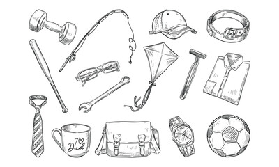 fathers day handdrawn collection