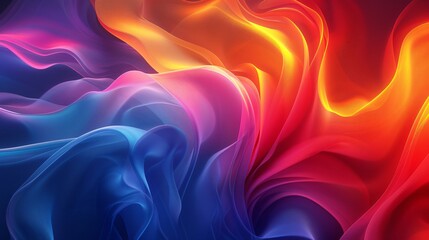 Obraz premium Abstract Waves of Color