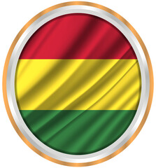 flags of world countries in frames of various shapes on transparent backgrounds 