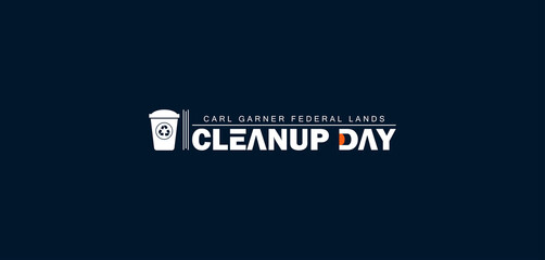Clean Up Day Logo Featuring Recycling Symbol