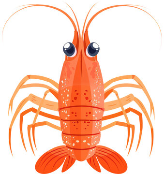 recommend clip art: Red lobster cartoon