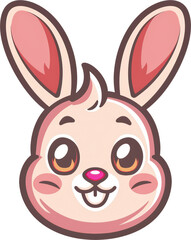 Obraz premium Cute bunny face