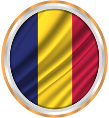flags of world countries in frames of various shapes on transparent backgrounds