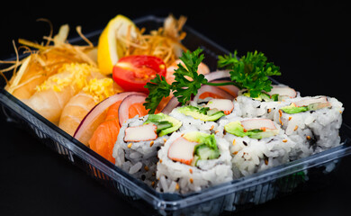 6-Piece California Roll with 6-Piece Assorted Sushi