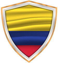 flags of world countries in frames of various shapes on transparent backgrounds