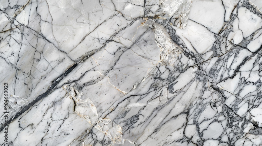 Poster close-up of marble with subtle gray veins and a polished finish, emphasizing its elegant and timeles