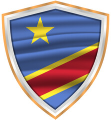 flags of world countries in frames of various shapes on transparent backgrounds