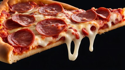 slice of delicious pizza, Generative AI