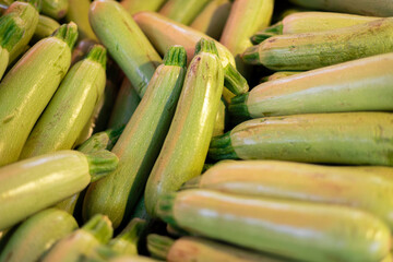 Green zucchini as background image