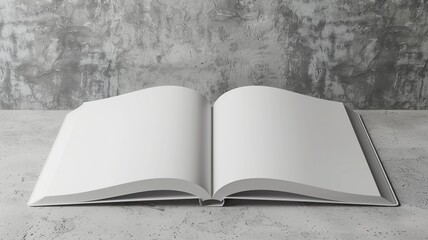 Neat pile of generic white books with no labels, against a plain background
