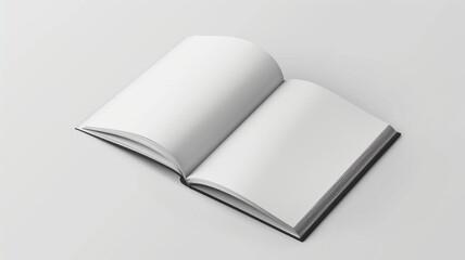 Neat pile of generic white books with no labels, against a plain background
