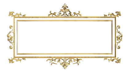 Minimalist_Rectangle_vintage_gold_frame_for_web_presentation