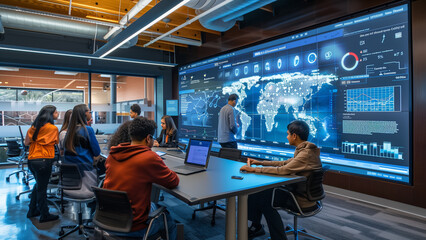 Interactive Learning with AI Screens